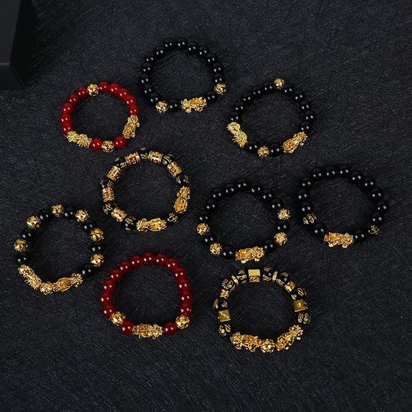 feng shui obsidian stone beads bracelet men women wristband gold black pixiu wealth and good luck women bracelet
feng shui obsidian stone beads bracelet men women wristband gold black pixiu wealth and good luck women bracelet