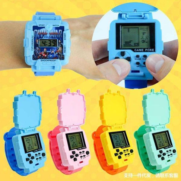 game children's mini watch handheld machine old childhood nostalgia mini mini tetris post-80s, Slivery;brown
game children's mini watch handheld machine old childhood nostalgia mini mini tetris post-80s, Slivery;brown