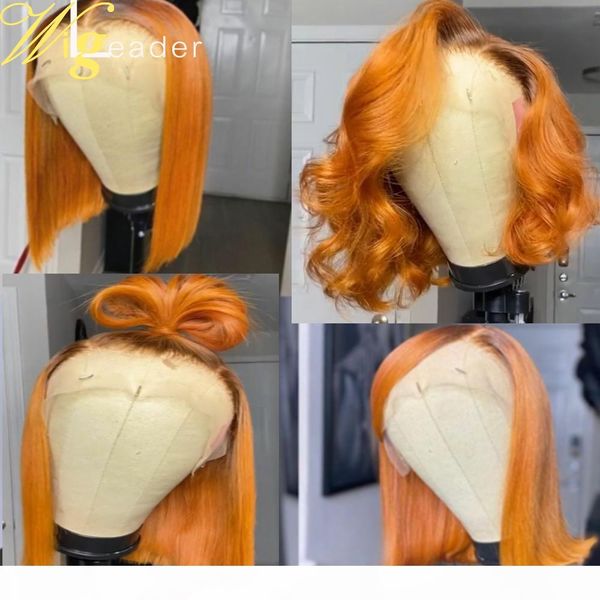 short orange bob preplucked 13x6 lace frontal wigs style remy ombre hair lace wig with baby hair, Black
short orange bob preplucked 13x6 lace frontal wigs style remy ombre hair lace wig with baby hair, Black