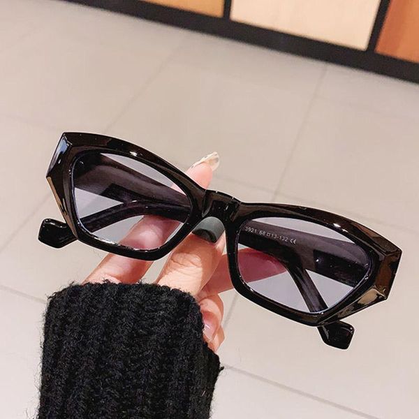 sunglasses black small glasses trendy cat eye women men designer celebrity fashion polygon shades, White;black
sunglasses black small glasses trendy cat eye women men designer celebrity fashion polygon shades, White;black