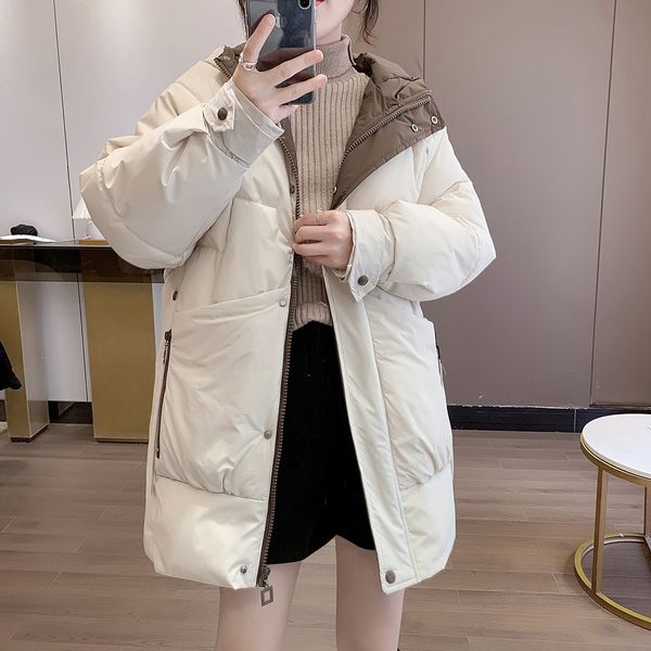 2021 new korean style women's winter jacket solid black female turtleneck down oversized coat short parka l9fc
2021 new korean style women's winter jacket solid black female turtleneck down oversized coat short parka l9fc