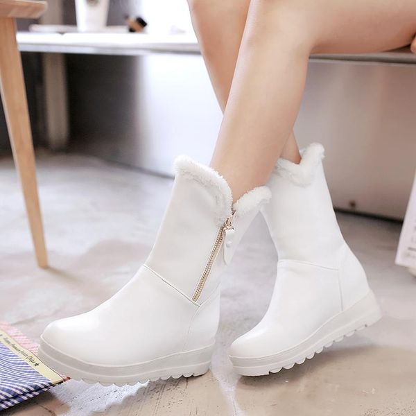 boots women's shoes snow ladies winter warm wedges ankle short bootie zippers outside woman botas, Black
boots women's shoes snow ladies winter warm wedges ankle short bootie zippers outside woman botas, Black
