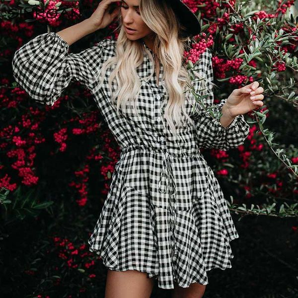 sinrgan plaid print mini shirt dress women autumn 2020 vintage boho a line office short dress female vestidos1, Black;gray
sinrgan plaid print mini shirt dress women autumn 2020 vintage boho a line office short dress female vestidos1, Black;gray