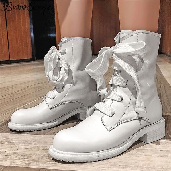brand lace up ankle boots genuine leather casual women boots chunky heel female short boots leather shoes women new, Black
brand lace up ankle boots genuine leather casual women boots chunky heel female short boots leather shoes women new, Black