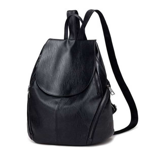 2020 casual women backpack female pu leather backpacks black bagpack bags for college students girls young lady travel back pack c1008
2020 casual women backpack female pu leather backpacks black bagpack bags for college students girls young lady travel back pack c1008