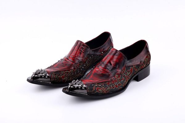 mocassin homme handmade pointed toe metal tip lace spikes slip on dress shoes evenig party wedding oxford shoes for men 2020, Black
mocassin homme handmade pointed toe metal tip lace spikes slip on dress shoes evenig party wedding oxford shoes for men 2020, Black