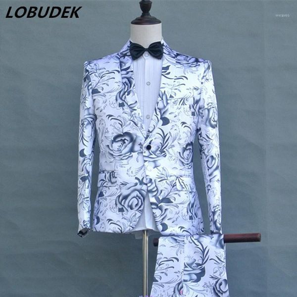 jacket+pants) male suits fashion printing blazers singer stage chorus costume prom host wedding groom dress studio stage outfit1, White;black
jacket+pants) male suits fashion printing blazers singer stage chorus costume prom host wedding groom dress studio stage outfit1, White;black