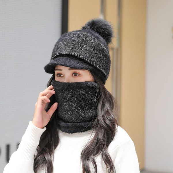 beanie/skull caps brand winter hat women velvet thick warm skullies beanie hats lady wool blend knit scarf 2pc sets outdoor riding, Blue;gray
beanie/skull caps brand winter hat women velvet thick warm skullies beanie hats lady wool blend knit scarf 2pc sets outdoor riding, Blue;gray