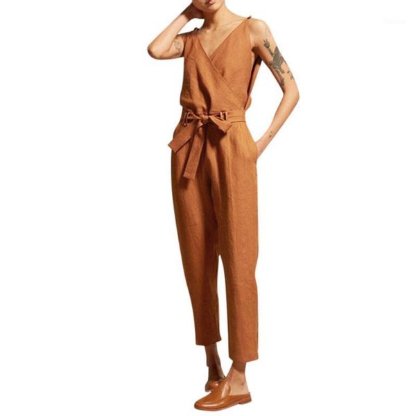 women's long jumpsuit casual loose solid sleeveless v-neck whit belt slim plus size linen long pants jumpsuits romper *xsl1, Black;white
women's long jumpsuit casual loose solid sleeveless v-neck whit belt slim plus size linen long pants jumpsuits romper *xsl1, Black;white