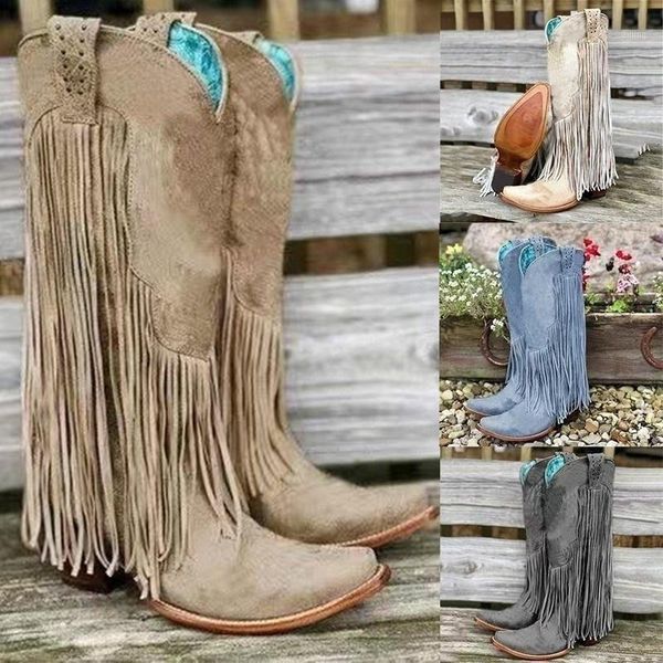 boots women's vintage fringe knee-high low chunky heel pointed toe heels female leather western cowboy women1, Black
boots women's vintage fringe knee-high low chunky heel pointed toe heels female leather western cowboy women1, Black