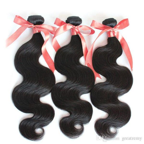 brazilian hair 8-28inch virgin human hair extensions perfect wavy brazilian body wave weaves 3pcs lot natural hair bundle, Black
brazilian hair 8-28inch virgin human hair extensions perfect wavy brazilian body wave weaves 3pcs lot natural hair bundle, Black