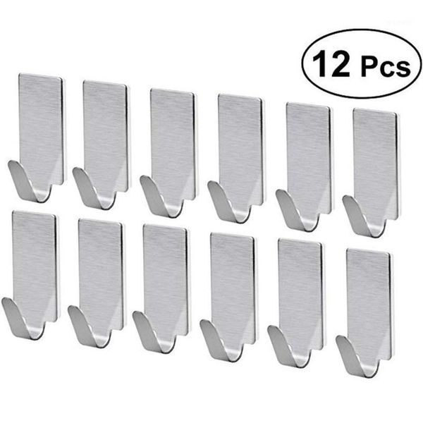 hooks & rails 12pcs stainless steel towel holder robe hanging wall storage punch-for kitchen bathroom adhesive hanger1
hooks & rails 12pcs stainless steel towel holder robe hanging wall storage punch-for kitchen bathroom adhesive hanger1