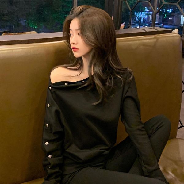 ppena lon new women's styleshoulder collar long sleeve sweater design ins trendy sweatersweaterblack 2020 new design styleshoulder coll, Black
ppena lon new women's styleshoulder collar long sleeve sweater design ins trendy sweatersweaterblack 2020 new design styleshoulder coll, Black