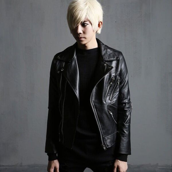 2021 men's club pu hiphop stage singer's attire mens leather jacket from motorcycle jackets for men dwr1, Black
2021 men's club pu hiphop stage singer's attire mens leather jacket from motorcycle jackets for men dwr1, Black