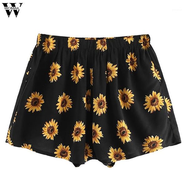 womail shorts 1pc women casual summer shorts sunflower print high waist short pants casual skinny short 2019 may281, White;black
womail shorts 1pc women casual summer shorts sunflower print high waist short pants casual skinny short 2019 may281, White;black