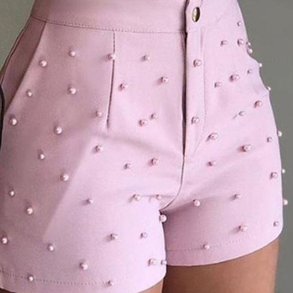 women summer high waist ladies beading ruffle casual shorts pantalones cortos de mujer y200512, White;black
women summer high waist ladies beading ruffle casual shorts pantalones cortos de mujer y200512, White;black