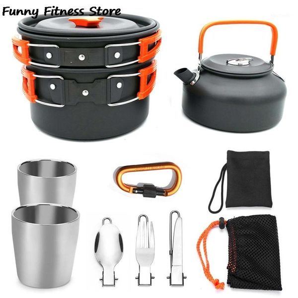 camp kitchen 1set aluminum alloy tableware outdoor camping hiking cookware cooking kit picnic set portable utenils cutlery stove pan sets1
camp kitchen 1set aluminum alloy tableware outdoor camping hiking cookware cooking kit picnic set portable utenils cutlery stove pan sets1