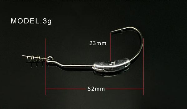 5pcs/lot barbed lead hook 2g/2.5g/3g/5.25g/7g offset fishing hook fish hooks fit for texas rigs fishing tackle bbysdk bdehome
5pcs/lot barbed lead hook 2g/2.5g/3g/5.25g/7g offset fishing hook fish hooks fit for texas rigs fishing tackle bbysdk bdehome
