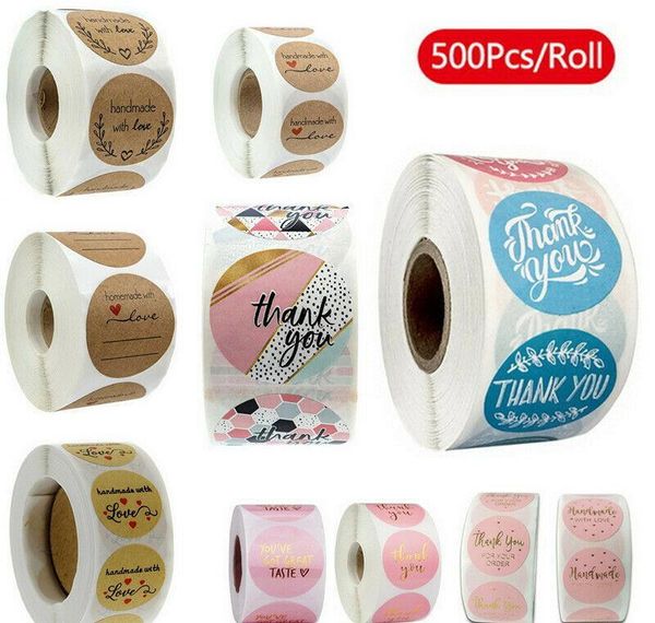 business thank styles sticker adhesive 10 decoration you seal 500pcs/roll scrapbooking packaging flowers stickers handmade heart bbyde
business thank styles sticker adhesive 10 decoration you seal 500pcs/roll scrapbooking packaging flowers stickers handmade heart bbyde
