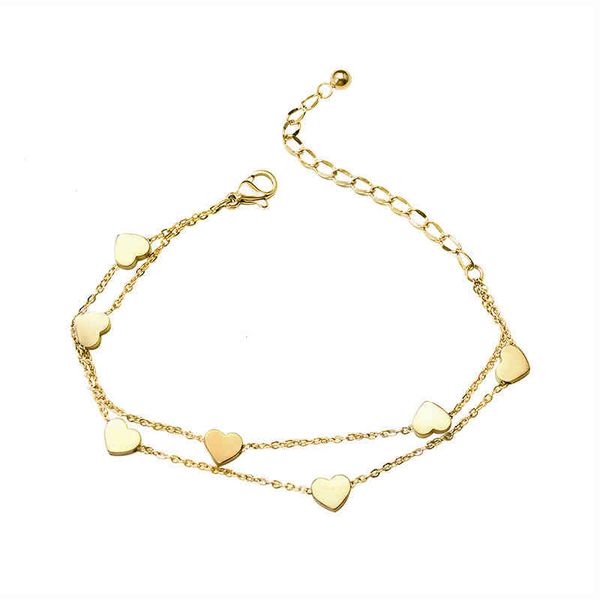 new design 18k gold plated stainless steel double layer jewelry gift multi heart bracelet for women, Golden;silver
new design 18k gold plated stainless steel double layer jewelry gift multi heart bracelet for women, Golden;silver