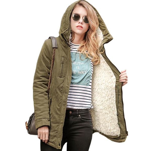 2020 women's winter cashmere jacket parkas thicken warm outwear womans coats plus size parka female wool liner jackets clothing, Black
2020 women's winter cashmere jacket parkas thicken warm outwear womans coats plus size parka female wool liner jackets clothing, Black