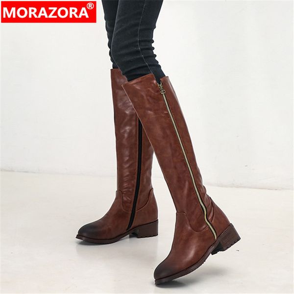morazora 2020 big size 34-48 knee high women zipper round toe square heels platform shoes autumn winter boots female q1104, Black
morazora 2020 big size 34-48 knee high women zipper round toe square heels platform shoes autumn winter boots female q1104, Black