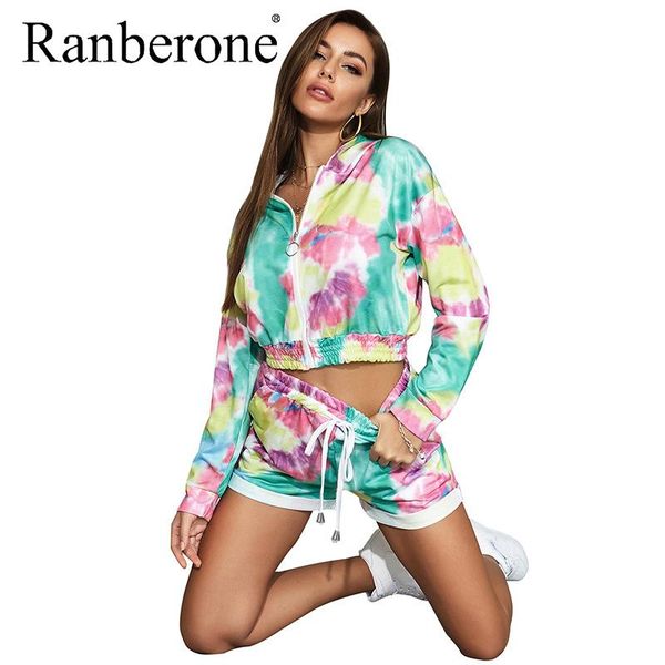 hooded two piece set long-sleeved jacket shorts tie-dye printing suit women clothes loose female sweatshirt set tracksuit, White;black
hooded two piece set long-sleeved jacket shorts tie-dye printing suit women clothes loose female sweatshirt set tracksuit, White;black