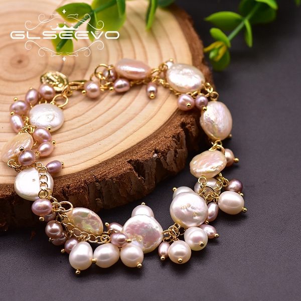 glseevo real fresh water baroque pearl charm baralets for women wedding girls vintage jewelry original design bransoletka gb0196 1028, Black
glseevo real fresh water baroque pearl charm baralets for women wedding girls vintage jewelry original design bransoletka gb0196 1028, Black