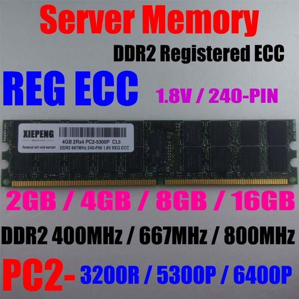 server 16gb (2gb) ddr2 667mhz pc2-5300p ram 4gb 2rx4 pc2-3200 ddr2 400mhz reg ecc 2gb pc2 6400p 800mhz registered ecc memory
server 16gb (2gb) ddr2 667mhz pc2-5300p ram 4gb 2rx4 pc2-3200 ddr2 400mhz reg ecc 2gb pc2 6400p 800mhz registered ecc memory