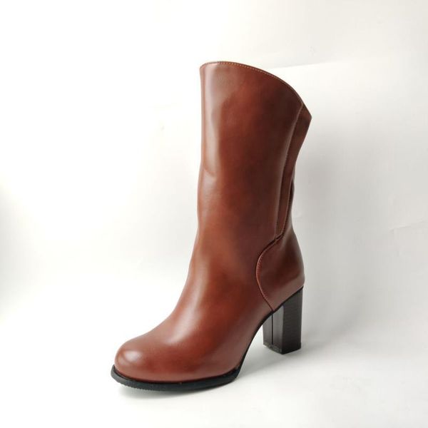 woman flat boots round toe boots-women autumn shoes winter footwear low 2020 rubber mid calf ladies flock hoof heels1, Black
woman flat boots round toe boots-women autumn shoes winter footwear low 2020 rubber mid calf ladies flock hoof heels1, Black