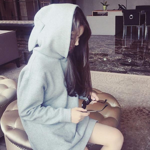 womens hoodies sweet women rabbit ear hooded solid long loose pullovers hoodies drop shipping good quality, Black
womens hoodies sweet women rabbit ear hooded solid long loose pullovers hoodies drop shipping good quality, Black