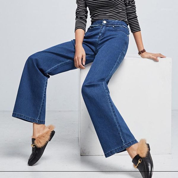 2020 new fashion long pants for women trousers plus size 26-34 denim wide leg jeans with pockets pants denim jeans1, Blue
2020 new fashion long pants for women trousers plus size 26-34 denim wide leg jeans with pockets pants denim jeans1, Blue