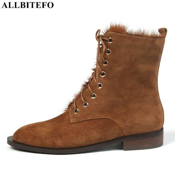 boots allbitefo fashion brand genuine leather thick heel comfortable woemn winter snow low-heeled women ankle, Black
boots allbitefo fashion brand genuine leather thick heel comfortable woemn winter snow low-heeled women ankle, Black