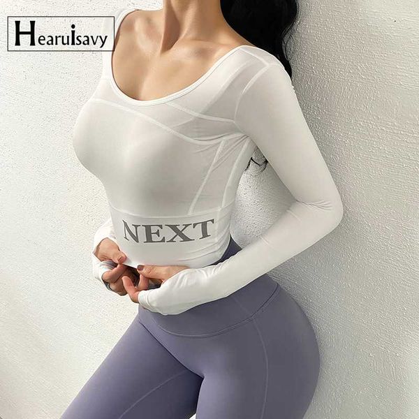 big u-neck sport crop women tight long-sleeve t-shirts breathable running fitness jersey quick-drying yoga shirts, White;red
big u-neck sport crop women tight long-sleeve t-shirts breathable running fitness jersey quick-drying yoga shirts, White;red