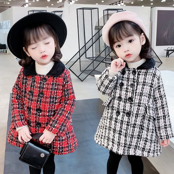 kids designer clothes girlsautumn / winter 2020 extra heavy tween plaid medium length coat for girls winter coat with long sleeves, Blue;gray
kids designer clothes girlsautumn / winter 2020 extra heavy tween plaid medium length coat for girls winter coat with long sleeves, Blue;gray