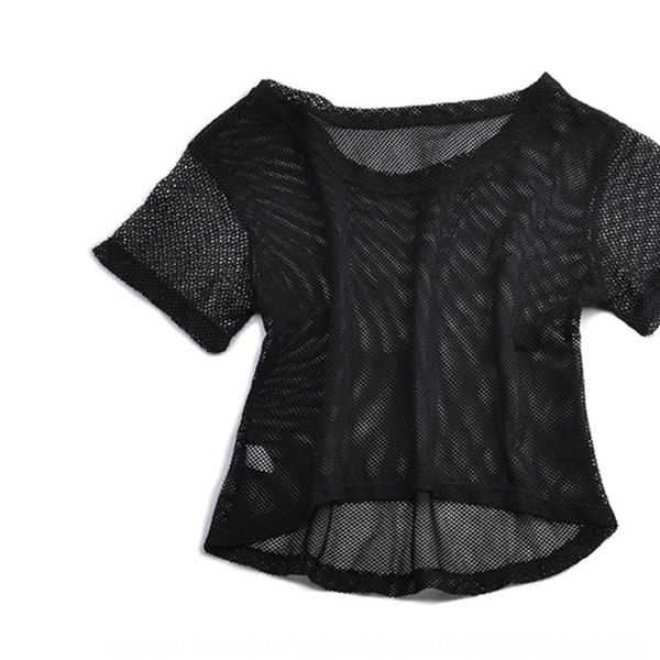 pellw fitness breathable yoga clothing blouse women's sports hollow-out exercise fitness exercise summer yoga clothes sports fitnessmes