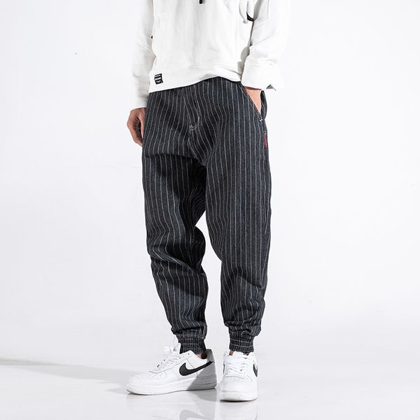 2021 new japanese style fashion men jeans vintage stripe casual cotton cargo pants streetwear designer hip hop joggers wide leg trousers luy, Blue
2021 new japanese style fashion men jeans vintage stripe casual cotton cargo pants streetwear designer hip hop joggers wide leg trousers luy, Blue