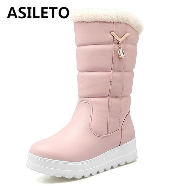 asileto fashion women shoes stud rhinestone warm and soft ladies platform snow boots fashion winter increasing plus size s070, Black
asileto fashion women shoes stud rhinestone warm and soft ladies platform snow boots fashion winter increasing plus size s070, Black