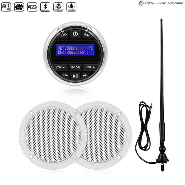 marine radio audio system bluetooth stereo boat dab+ receiver for atv utv motorcycle +4" waterproof marine speaker+fm am antenna car
marine radio audio system bluetooth stereo boat dab+ receiver for atv utv motorcycle +4" waterproof marine speaker+fm am antenna car