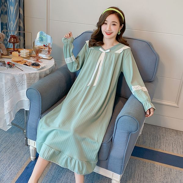 spring autumn cotton maternity night dress long sleeve sweet nightgown clothes for pregnant women pregnancy sleep lounge wear lj201125, White
spring autumn cotton maternity night dress long sleeve sweet nightgown clothes for pregnant women pregnancy sleep lounge wear lj201125, White