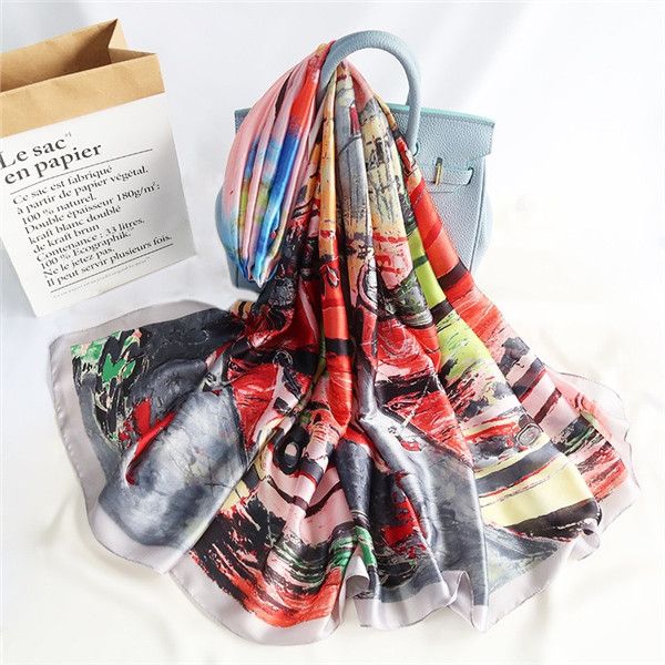 2021 spring new pure silk scarf travel sun protection beach towel european and american style long scarf wholesale, Blue;gray
2021 spring new pure silk scarf travel sun protection beach towel european and american style long scarf wholesale, Blue;gray