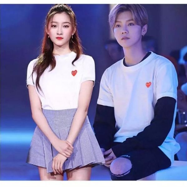 love tide brand men and women pure cotton loose short sleeve embroidered t-shirt half sleeve couple, White;black
love tide brand men and women pure cotton loose short sleeve embroidered t-shirt half sleeve couple, White;black