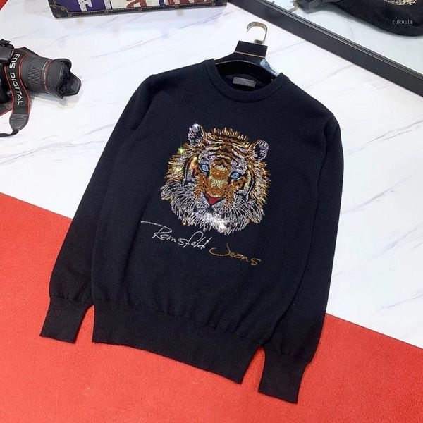 slim street shiny tiger diamond luxury fashion men's sweater sweatshirt super fashionable design pullover1, White;black
slim street shiny tiger diamond luxury fashion men's sweater sweatshirt super fashionable design pullover1, White;black