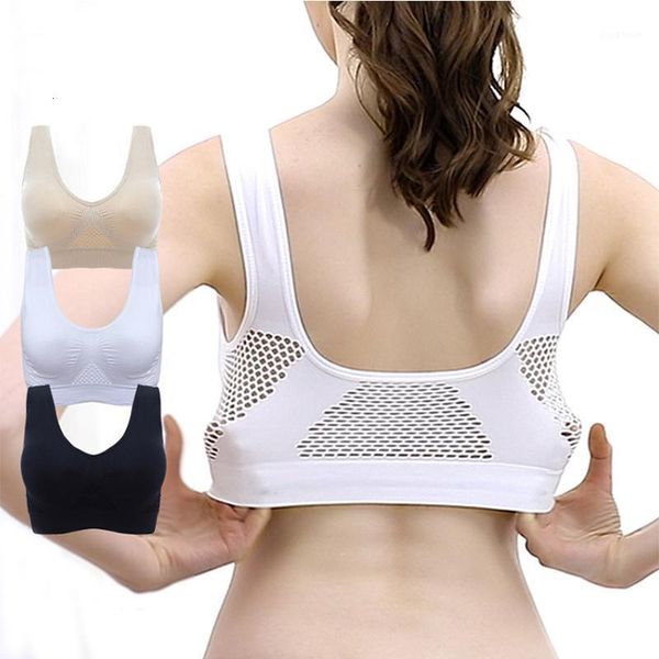 women push up sports bras vest underwear shockproof padded chest bra yoga gym running fitness workout sportswear vest1, White;black
women push up sports bras vest underwear shockproof padded chest bra yoga gym running fitness workout sportswear vest1, White;black