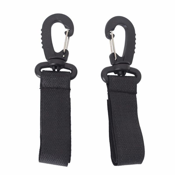2 Pcs Baby Stroller Hook Clasp Clip Metal Load-bearing Buckle Hanging Diaper Bag Holder Hooks Baby Stroller Accessories