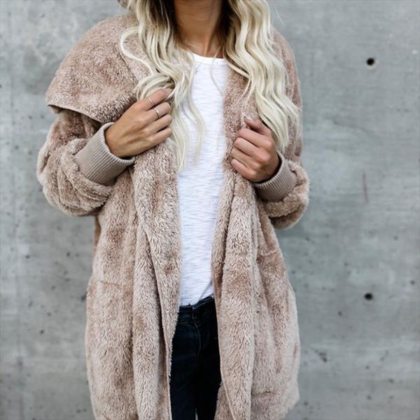 winter women clothing fashion female simulation fur coat casual medium length solid color double sides jacket for women, Black
winter women clothing fashion female simulation fur coat casual medium length solid color double sides jacket for women, Black