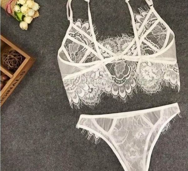 women separated sleepwears hollow out lace bralet bra lace lingerie outfit and pantie sets large size lace underwear suits, Black;white
women separated sleepwears hollow out lace bralet bra lace lingerie outfit and pantie sets large size lace underwear suits, Black;white