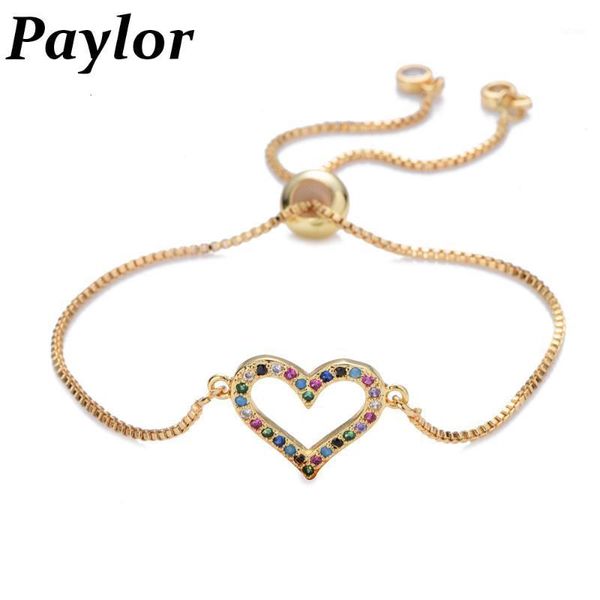 rainbow colorful chain bracelet gold color women love heart bracelet cz zircon adjustable bracelets bangles valentine's day gift1, Golden;silver
rainbow colorful chain bracelet gold color women love heart bracelet cz zircon adjustable bracelets bangles valentine's day gift1, Golden;silver