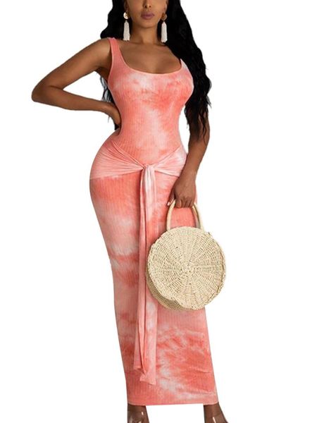 female dress tie-dye print u-neck sleeveless dress for women bodycon tank summer long dresses vestido de mujer, Black;gray
female dress tie-dye print u-neck sleeveless dress for women bodycon tank summer long dresses vestido de mujer, Black;gray