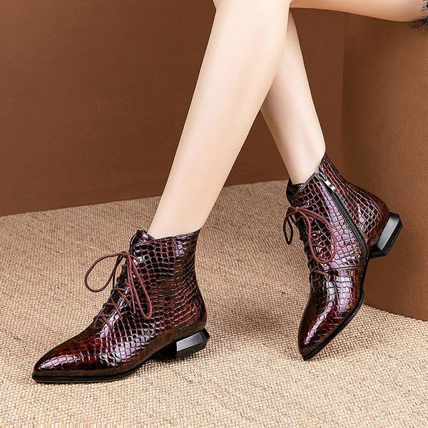 boots european nightclub pointed toe ankle plaid zipper strap black red brown low heels chunky women's motorcycle
boots european nightclub pointed toe ankle plaid zipper strap black red brown low heels chunky women's motorcycle
